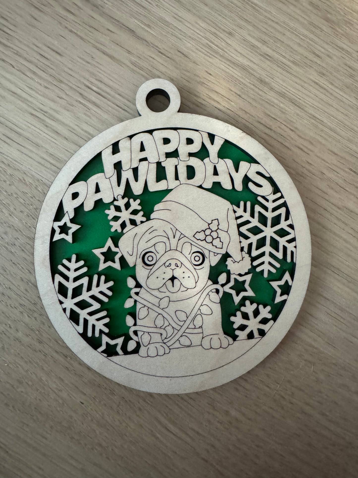 Funny, Pet, and Pun Infused, Hand-Made Holiday Christmas Ornaments!
