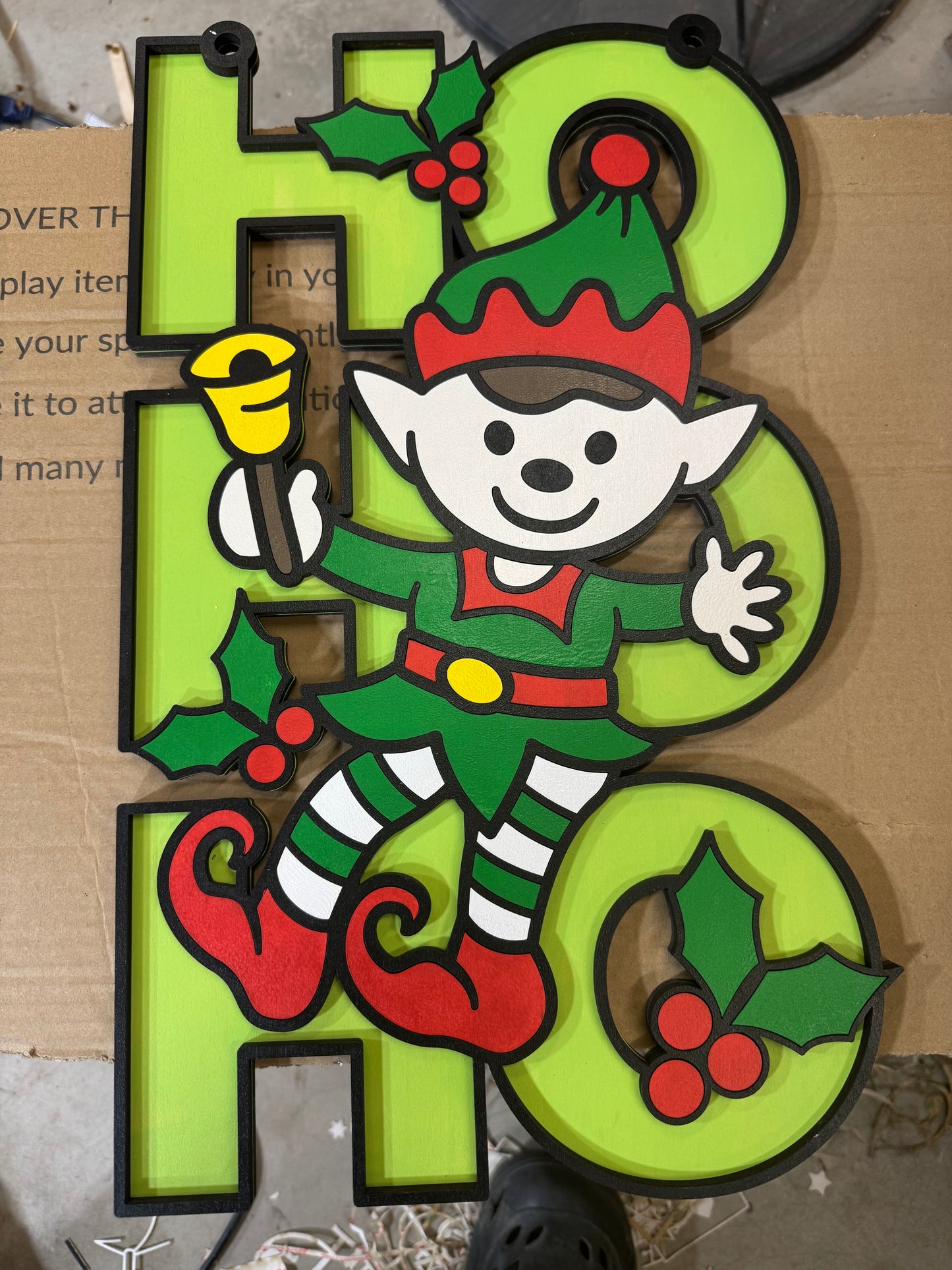 Holiday HO HO HO Home Decor
