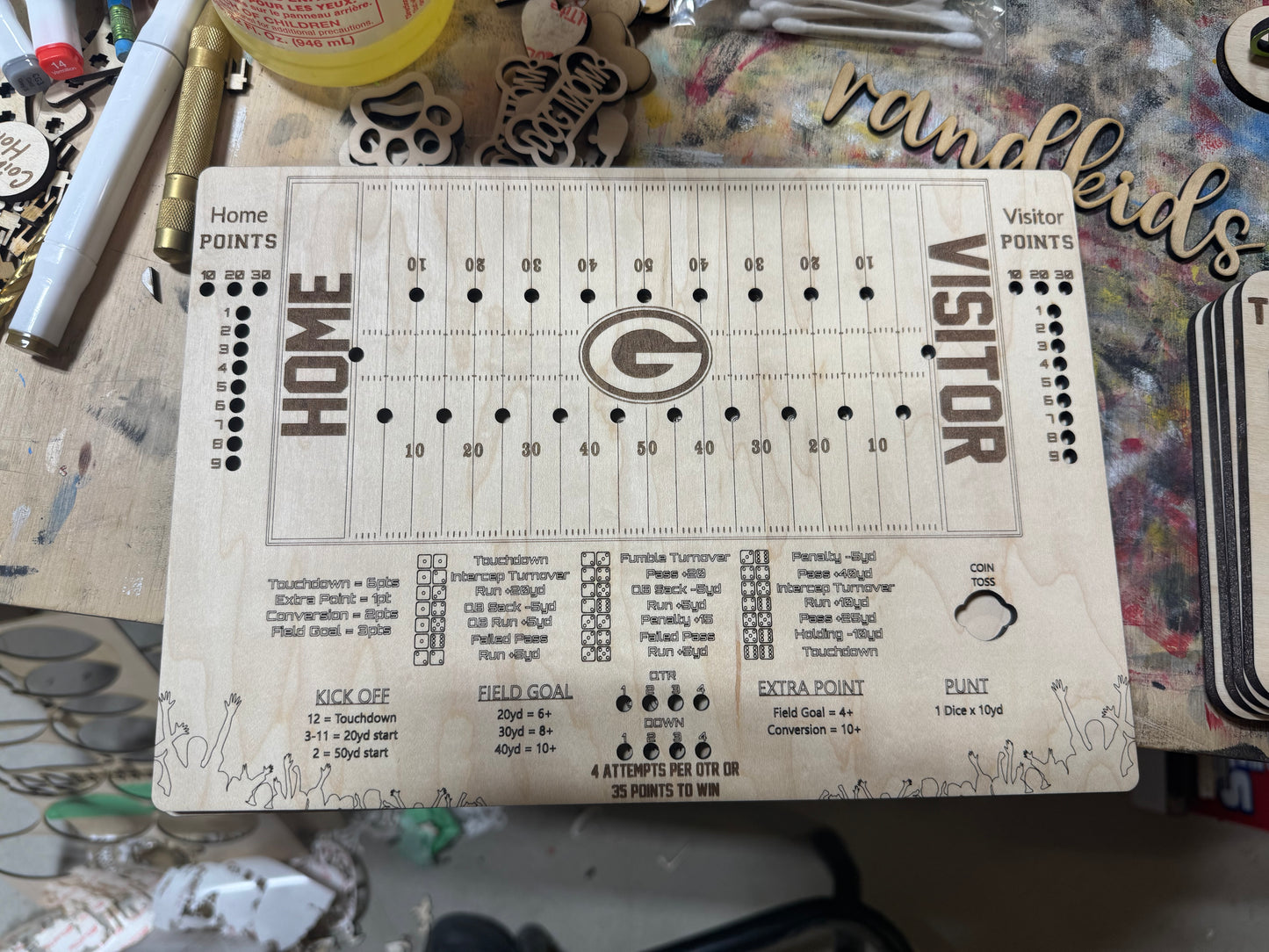 Game | Dice Football Pub Game