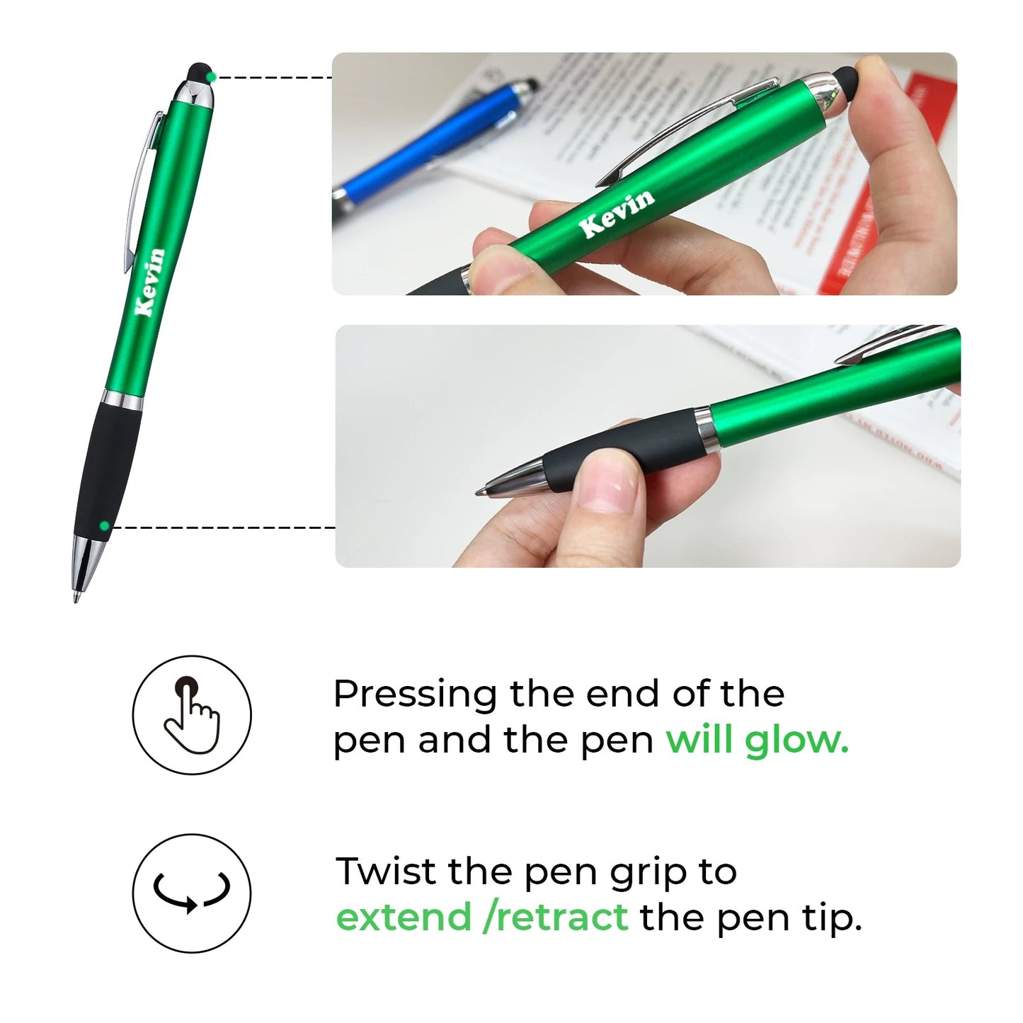 LED Backlit Pen