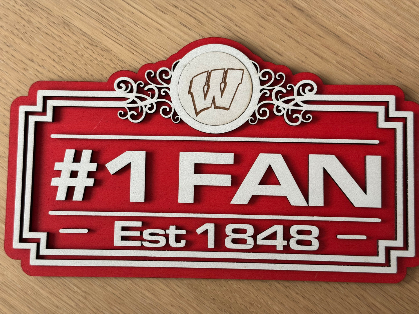 #1 Fan Sports Sign