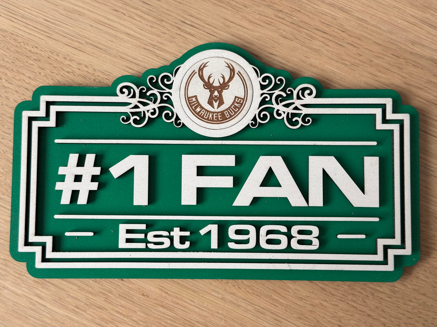 #1 Fan Sports Sign