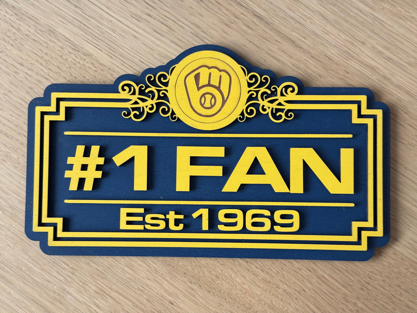 #1 Fan Sports Sign