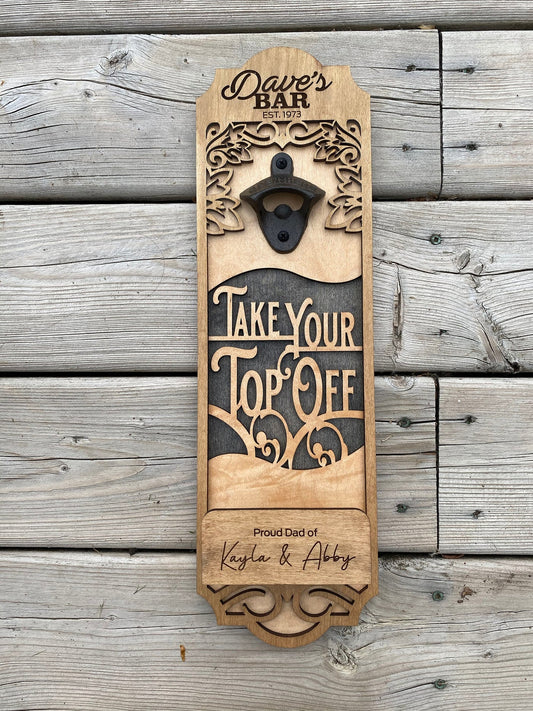Introducing the Ultimate Customizable, Hand-Made Bottle Opener!